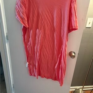 Shein Vibrant Coral Short Sleeve Tee dress size 4x